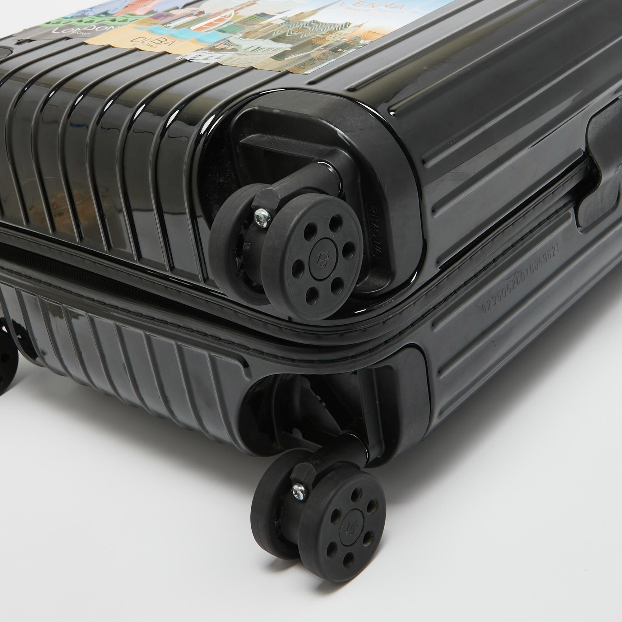 Rimowa Black Polycarbonate Essential Cabin Luggage 45 8