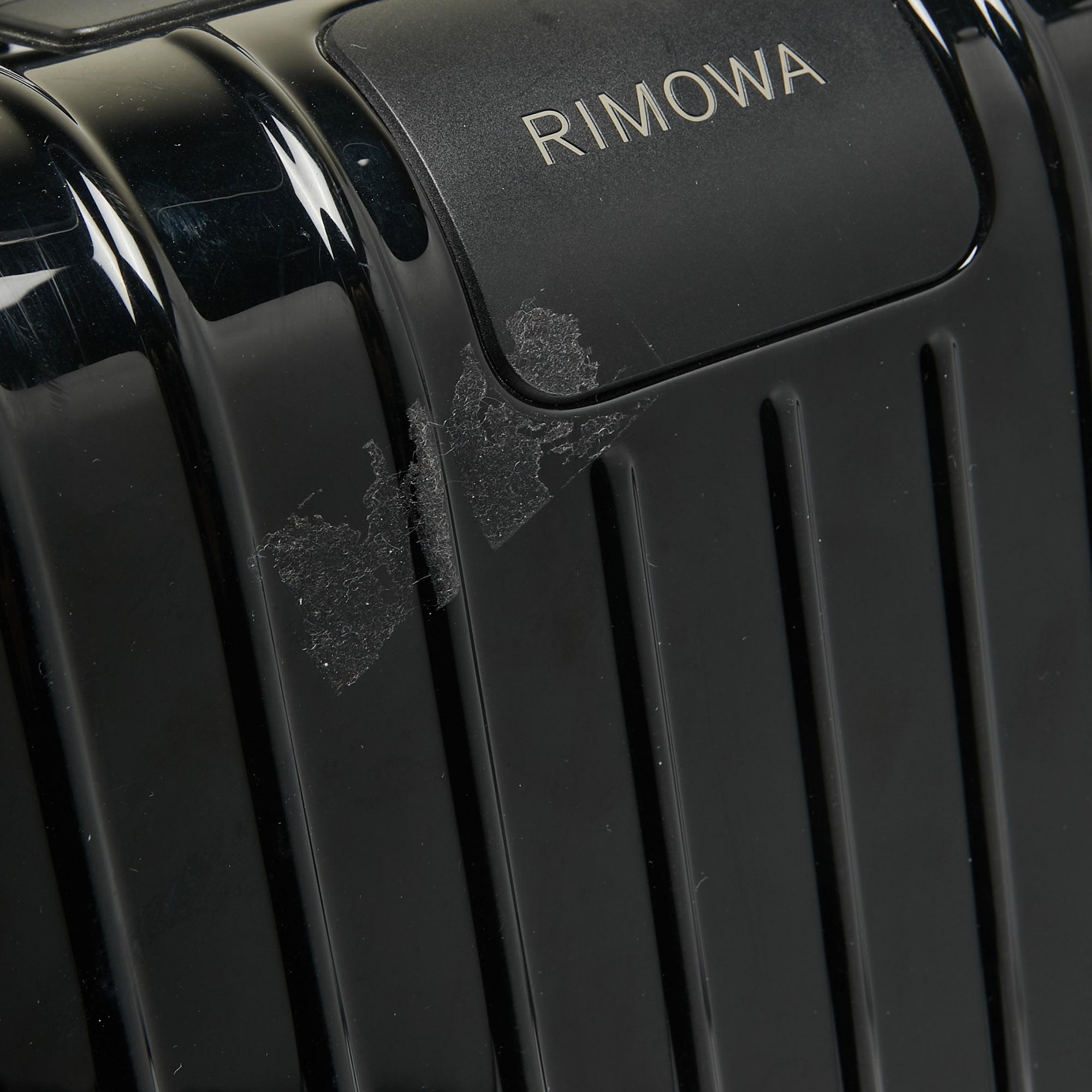 Rimowa Black Polycarbonate Essential Cabin Luggage 45 11