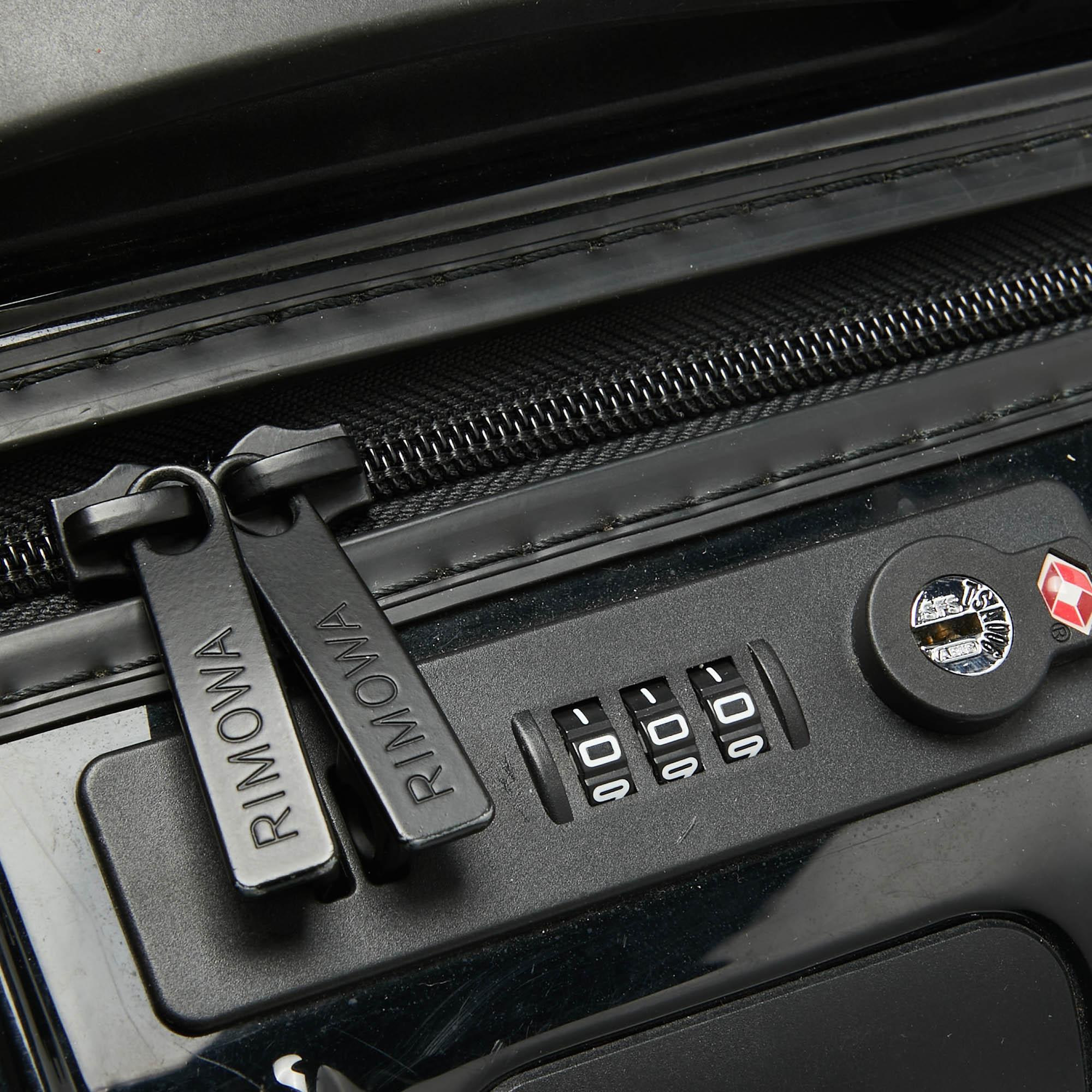 Rimowa Black Polycarbonate Essential Cabin Luggage 45 2