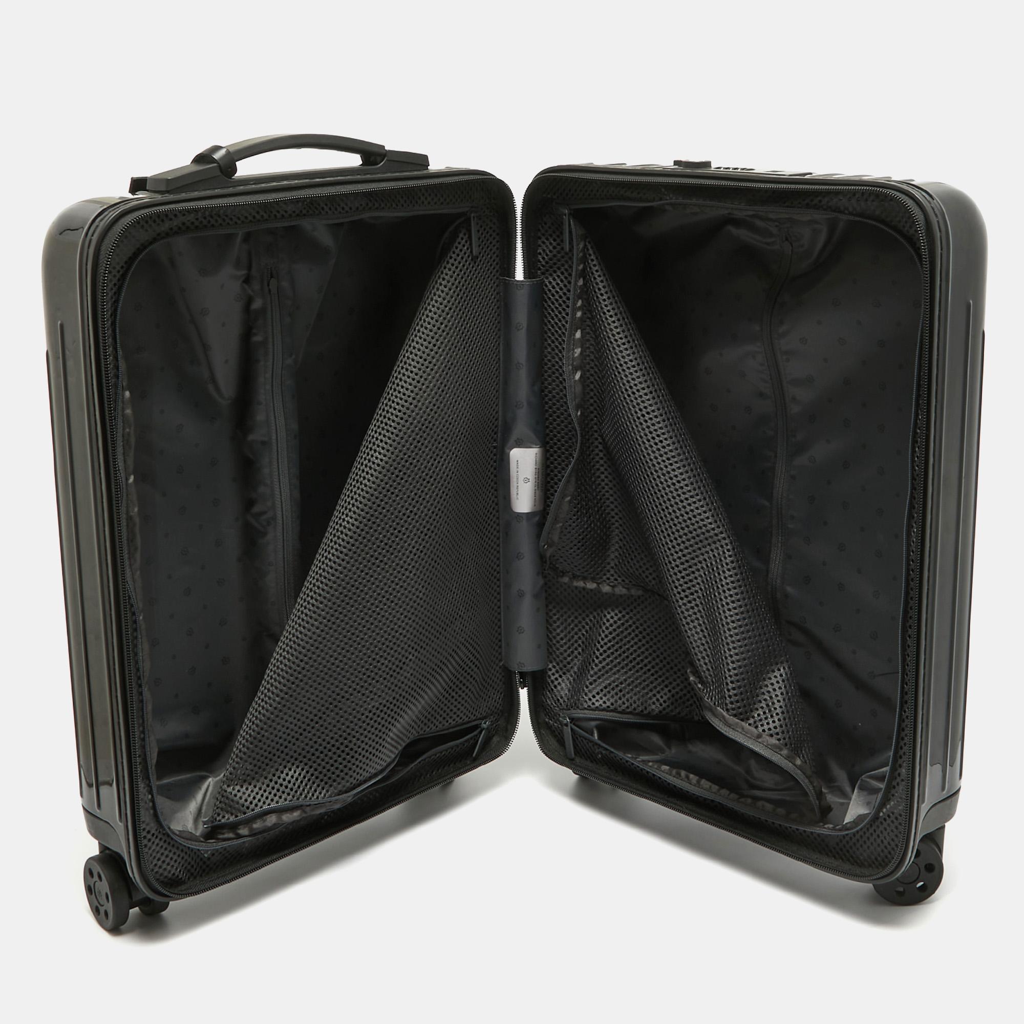 Rimowa Black Polycarbonate Essential Cabin Luggage 45 5