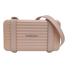 Used Rimowa Personal Aluminium Cross-Body Bag Ballerina Pink