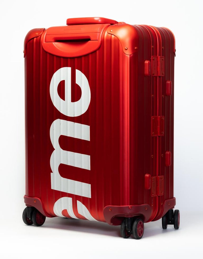 Rimowa X Supreme Carry On Luggage at 1stDibs