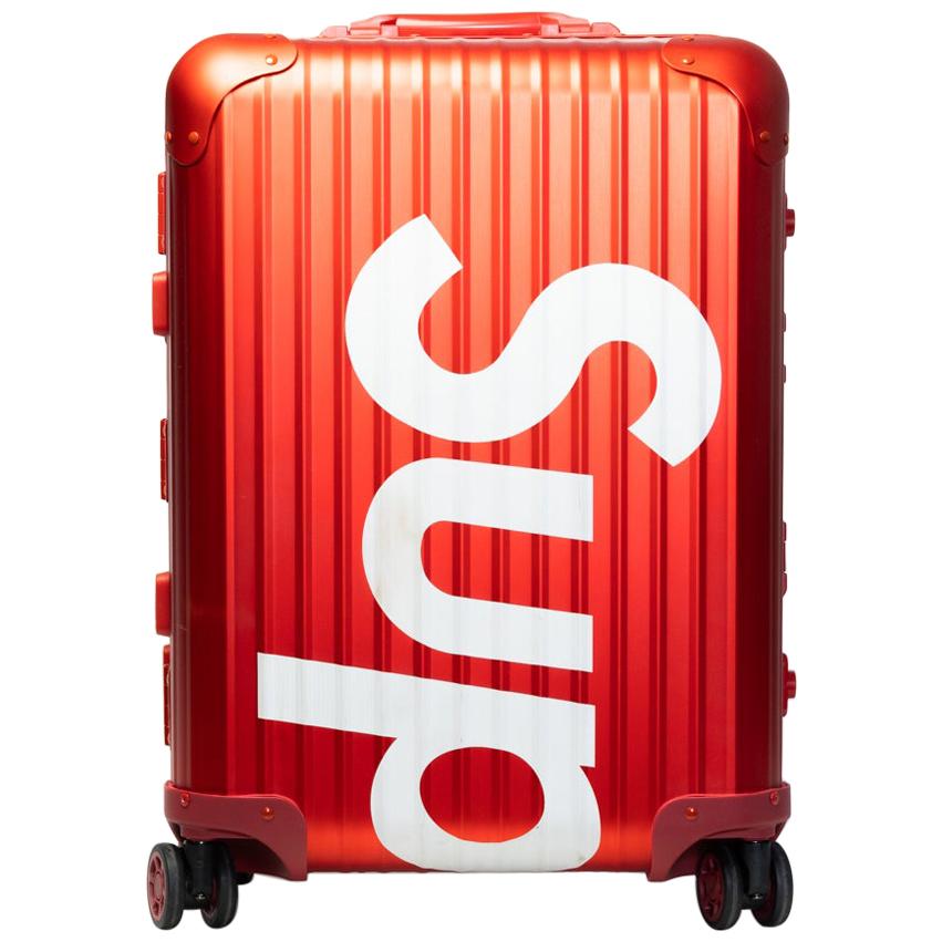 louis vuitton rimowa supreme luggage  Painted suitcase, Supreme lv, Louis  vuitton luggage