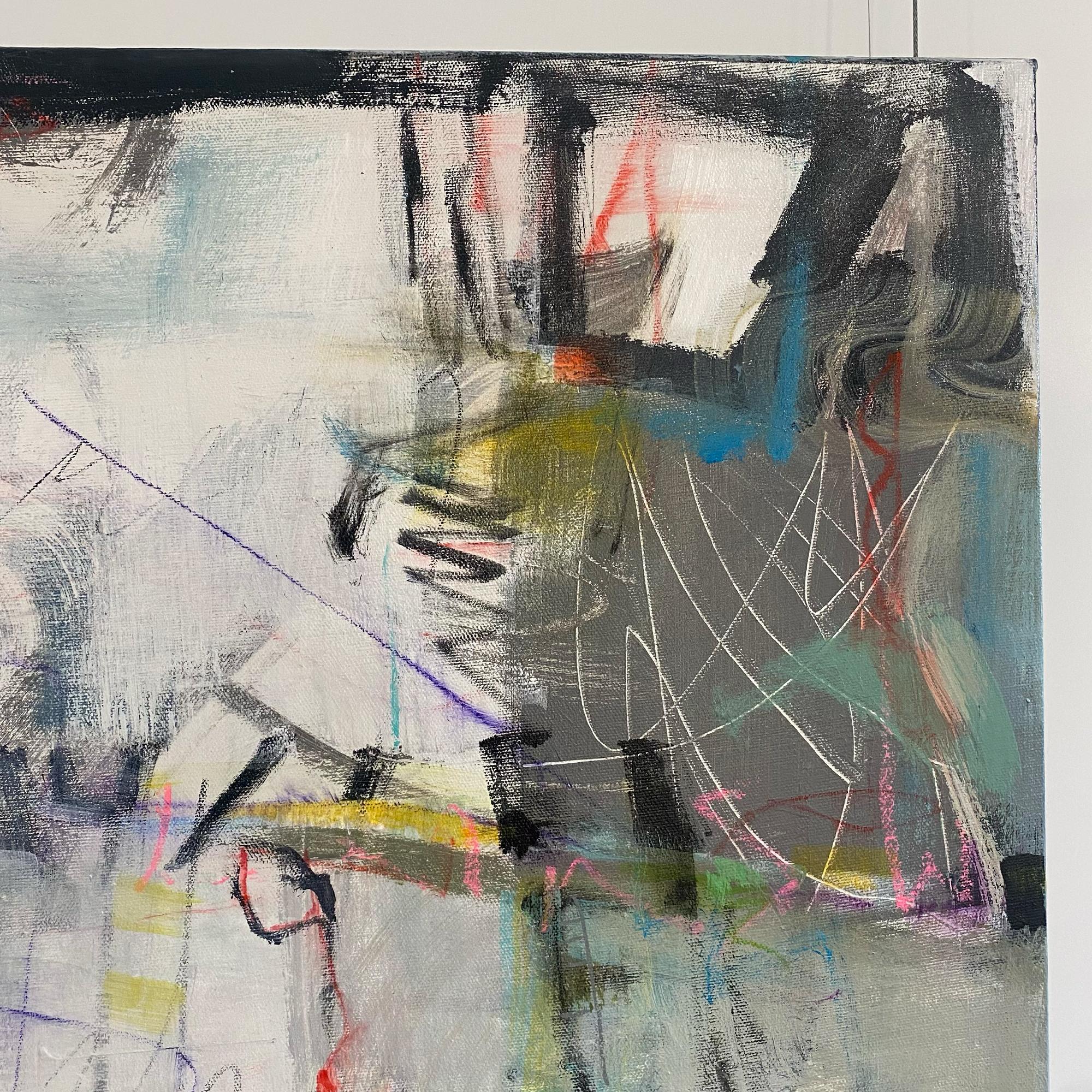 Rinas abstrakte Gemälde spiegeln einen ausgeprägten Sinn für Farbe und Design wider und sind durch die Verwendung von Linien und Texturen kühn und ausdrucksstark. Ob sie mit Acryl oder Mischtechnik arbeitet, Rina ist immer auf der Suche nach neuen