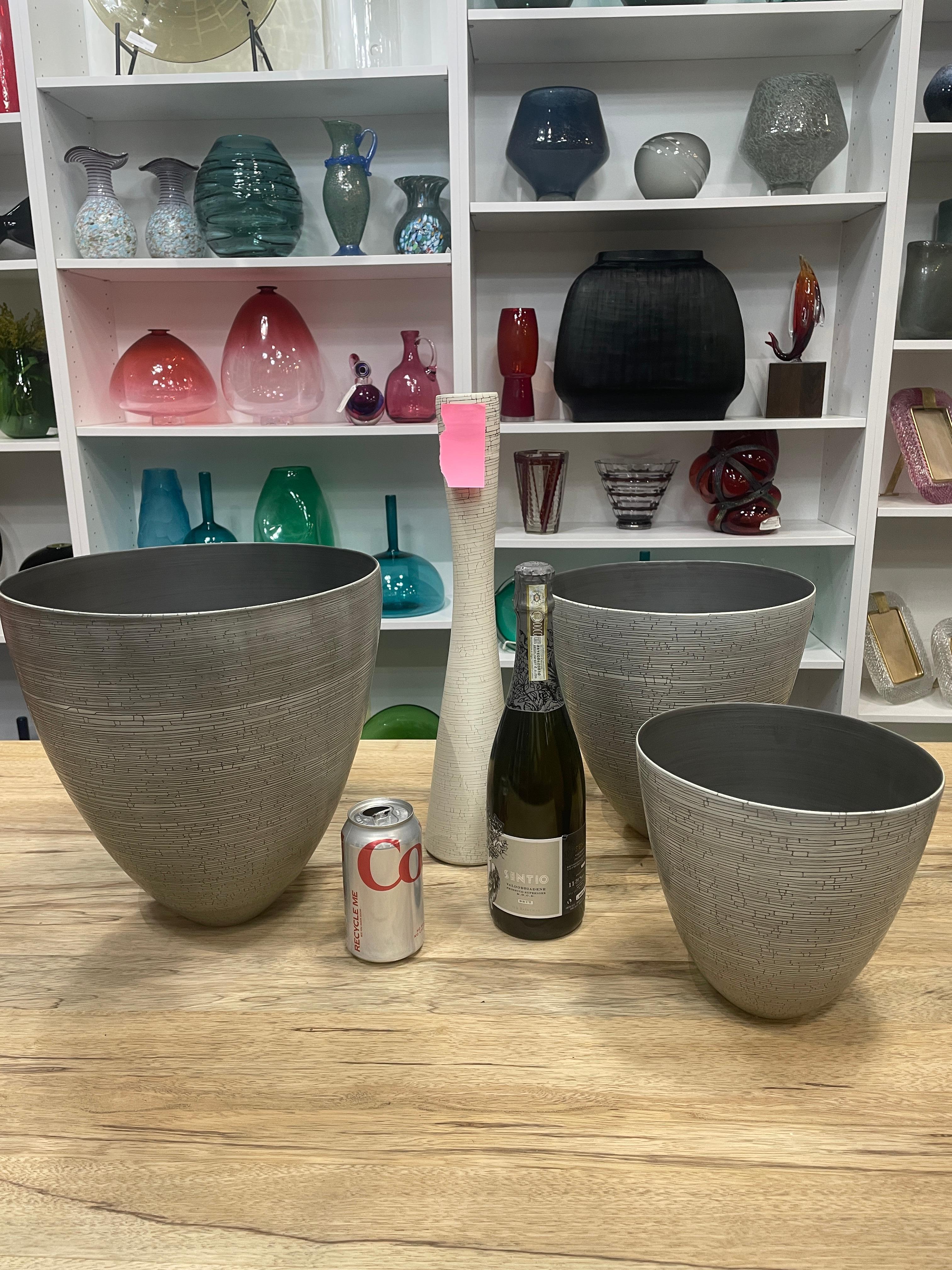 Vaso Bouquet di Rina Menardi con smalto Ombre Poppy in vendita 2