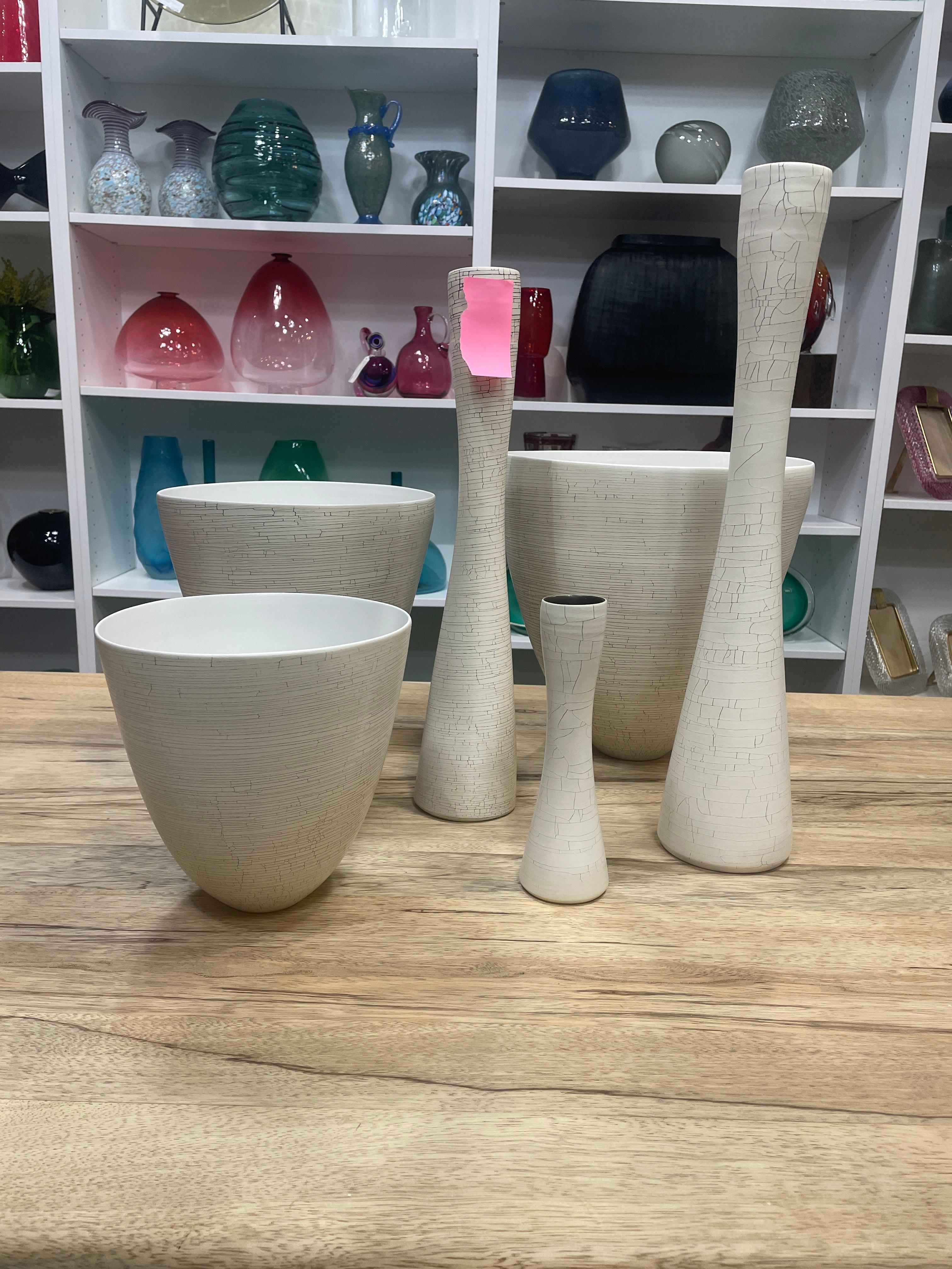 Vaso Bouquet di Rina Menardi con smalto Ombre Poppy in vendita 1