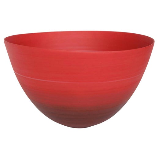 Rina Menardi Handmade Ceramic Bowls in Red, Green and Blue For Sale at  1stDibs