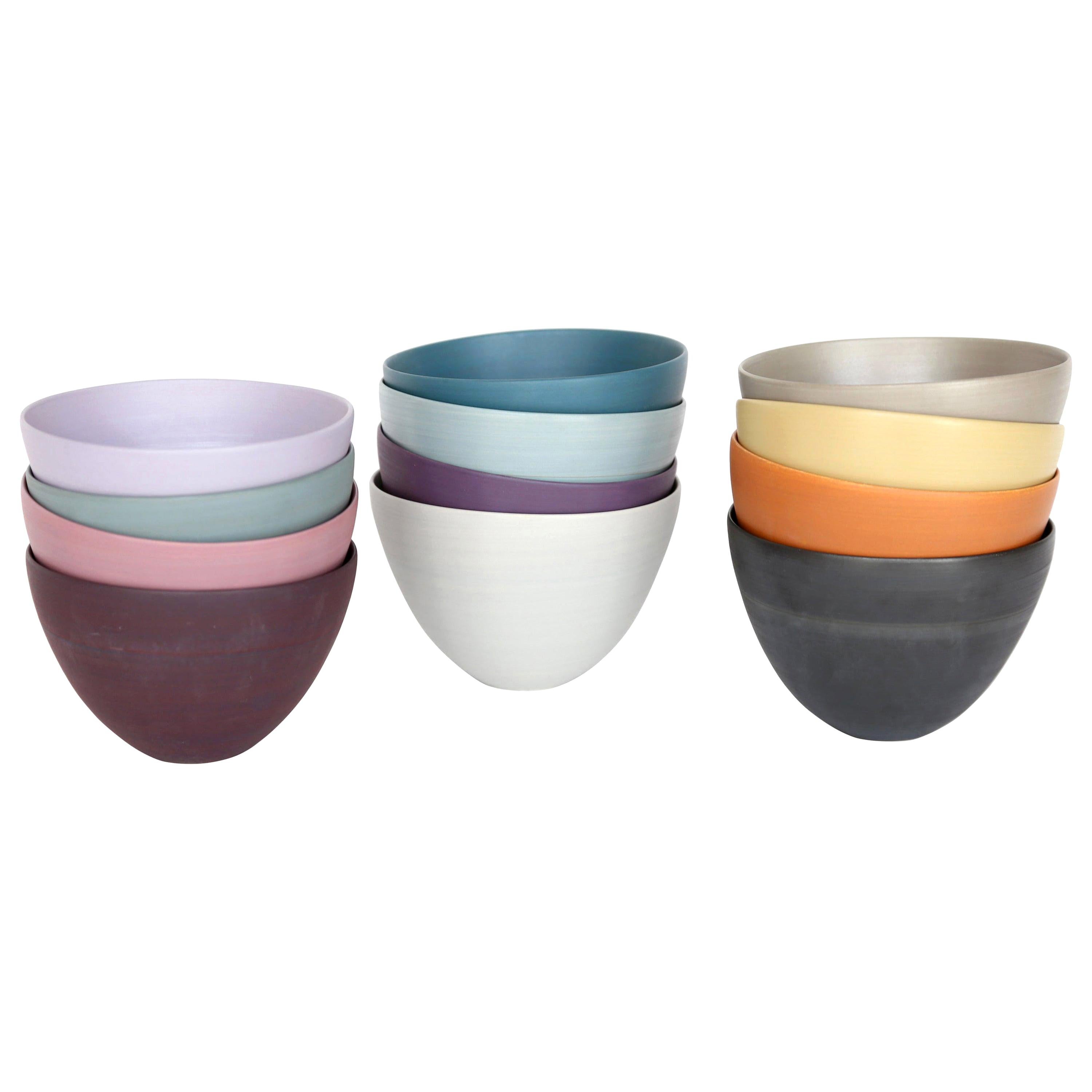 Rina Menardi Handmade Ceramic Mini Bowls For Sale at 1stDibs