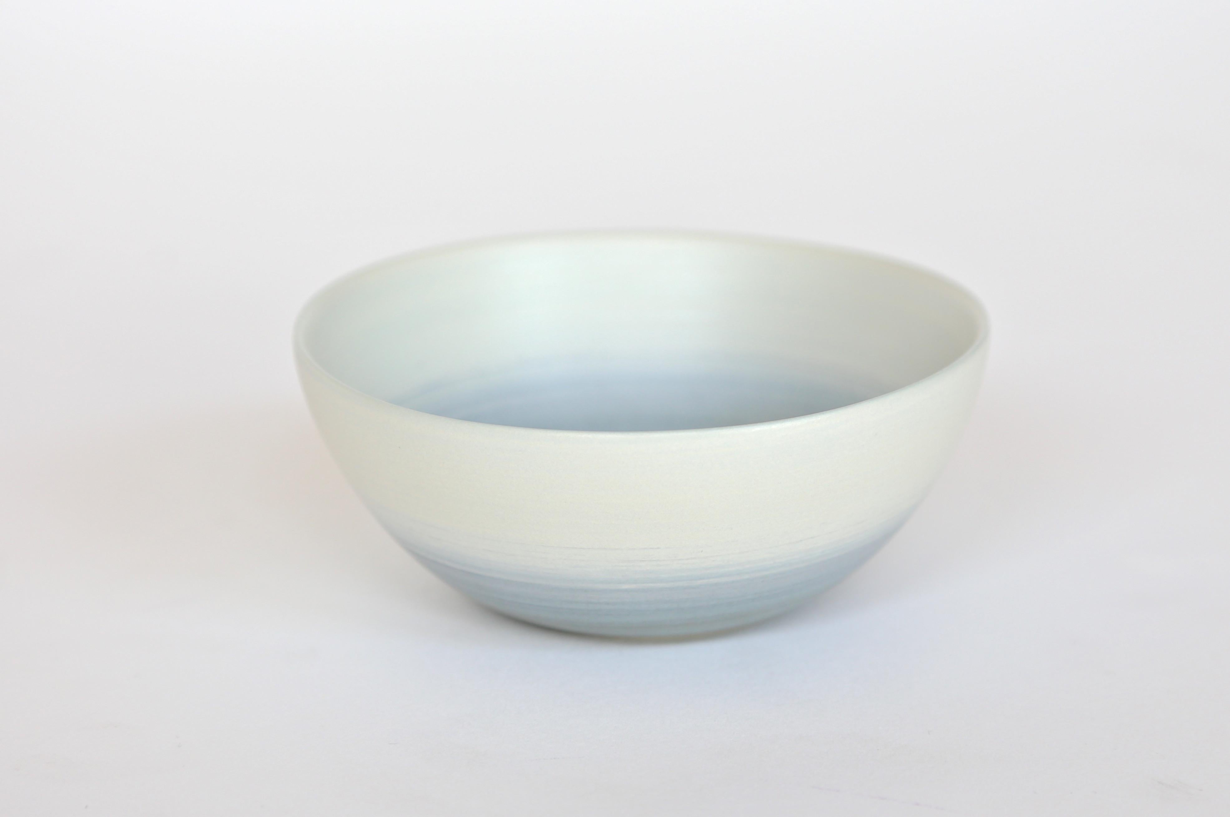 Rina Menardi handmade ceramic small shell bowl in shaded water. Can be ordered in many colors and sizes.  Made to order. Shipping from Europe not included.
 