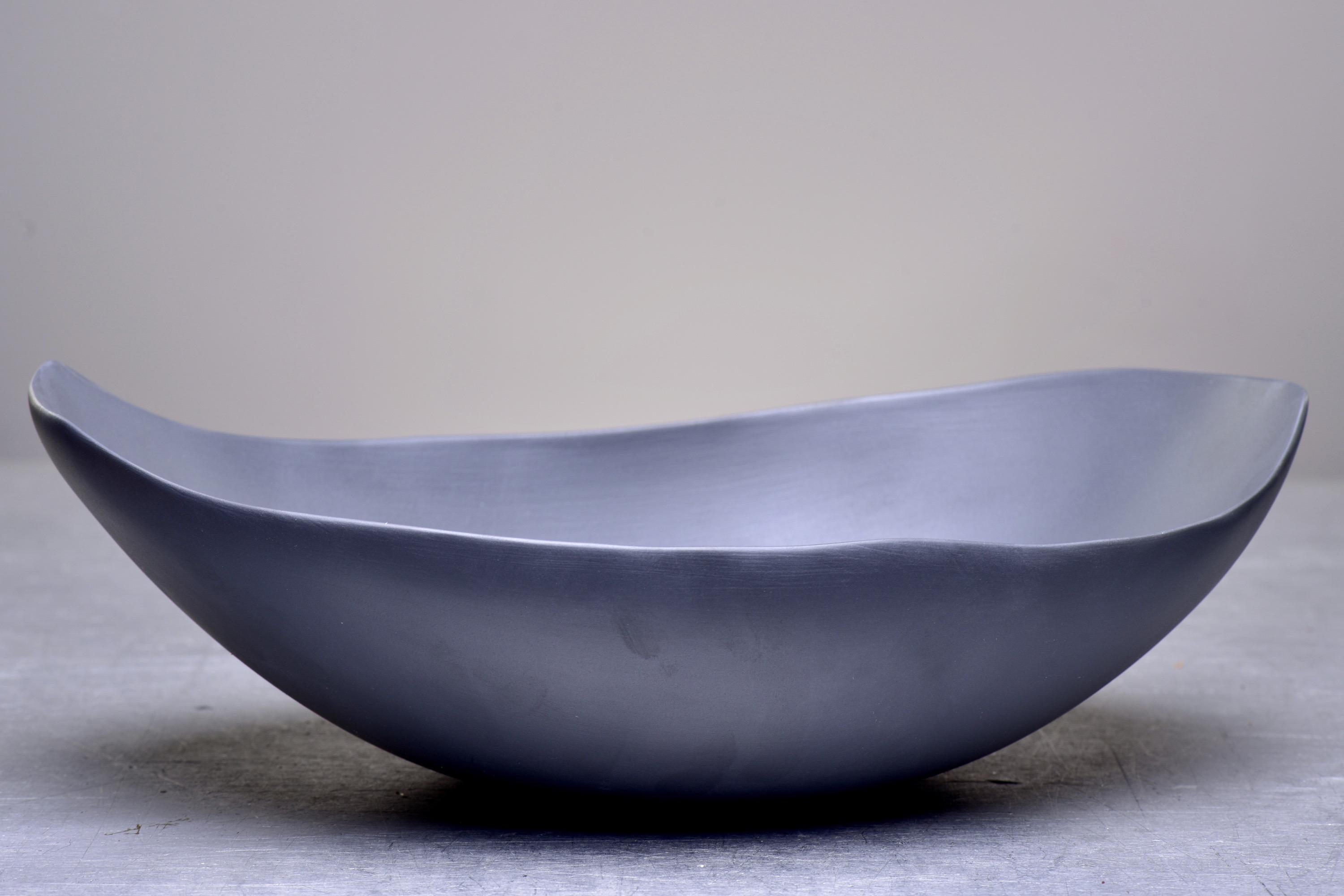 Graphite Hand Painted Bowl