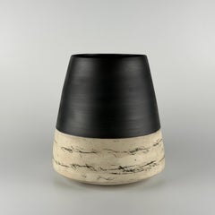 Rina Menardi, grande vaso in ceramica in stile Scanavino, Italia, anni ’80