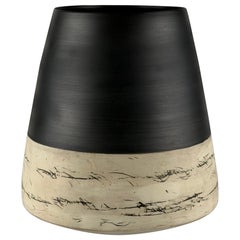Rina Menardi Large Ceramic Vase in the Style of Scanavino, Italy, 1980s