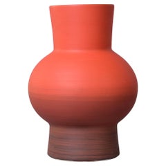 Vase Rina Menardi Royal Princess à glaçure rouge coquelicot