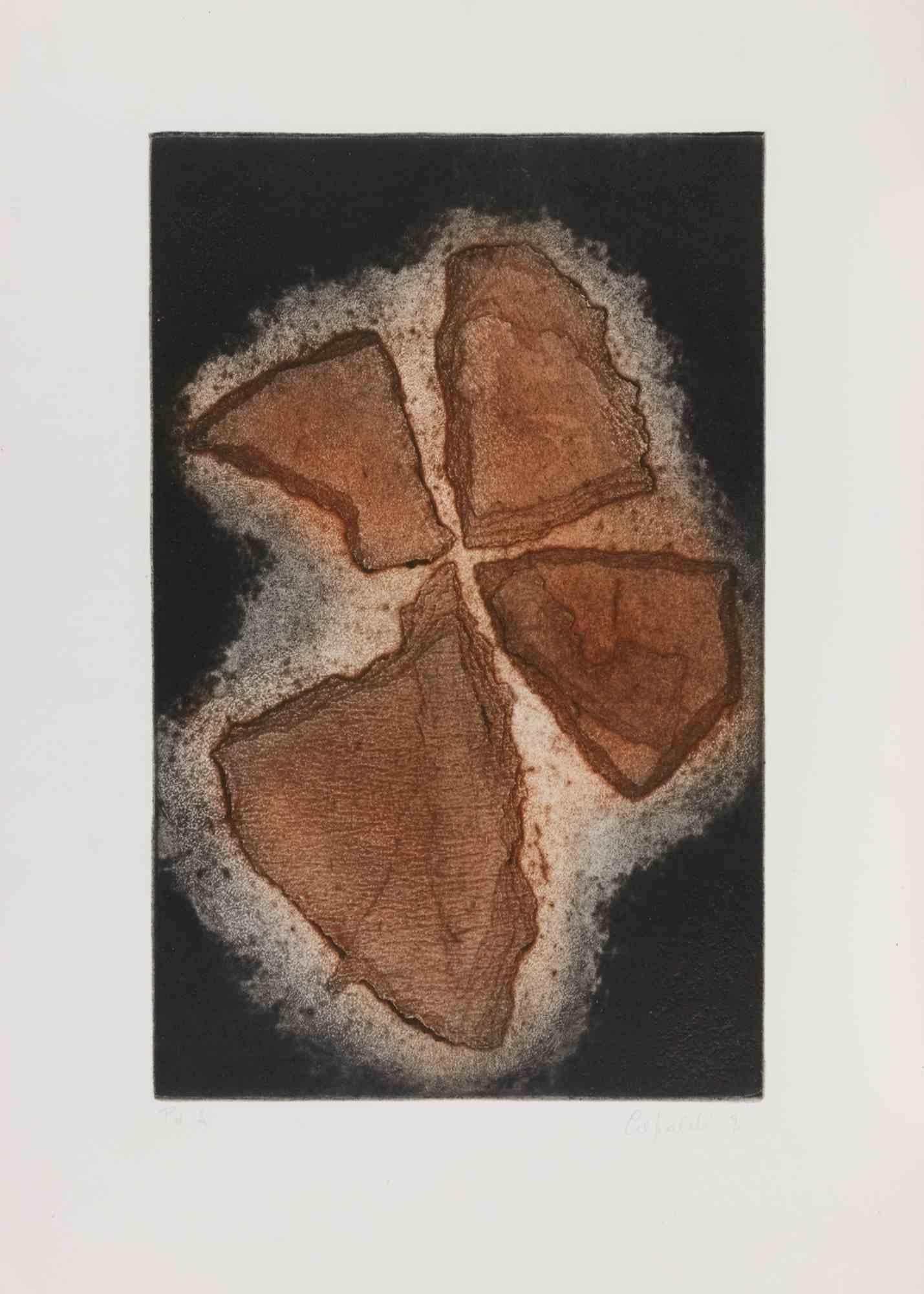 Etching on paper.

Hand signed and dated.

Artist Proof.

Very good condition.