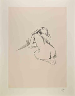 Reclined Nude - Lithograph by Rinaldo Geleng - 1970s
