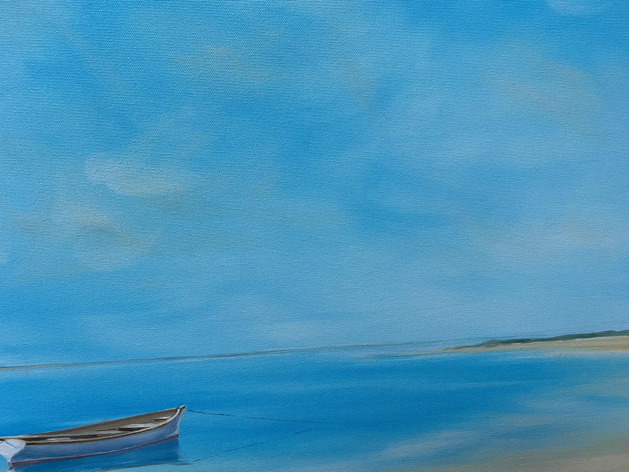 Sand and Sea, original 30x40 contemporary realist marine landscape For Sale 1
