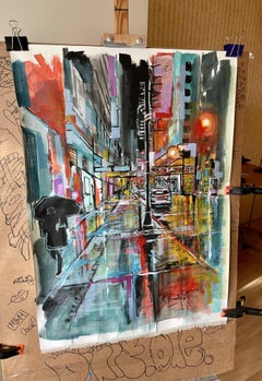 Escape, Painting, Acrylic on Canvas