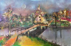 Fairy tail, Painting, Acrylic on Canvas