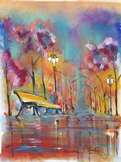 Park, Painting, Acrylic on Canvas