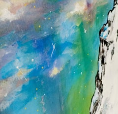 Train, Painting, Acrylic on Canvas