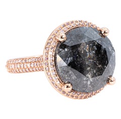 Ring - 14 kt. Roségold - 16.44ct tw. Diamant (natürlich gefärbt)  - GCI