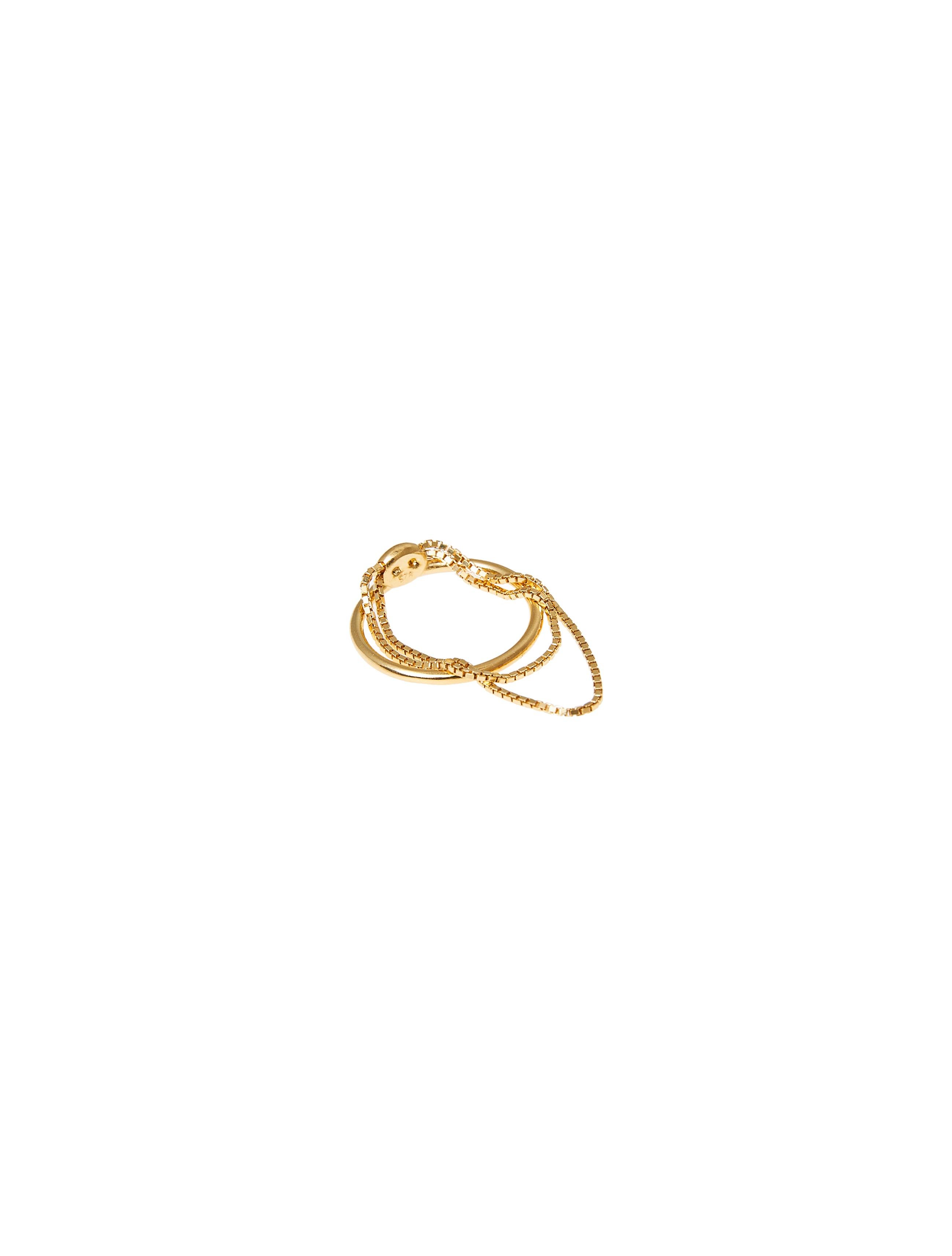 Currents ring 

We added movement to the classic ring band by adding two box chains. The perfect balance of a classic and a modern design. Hand-crafted by local skilled Greek craftsmen.

This design is part of the Glow collection which is inspired