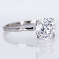 Ring - 18 kt. Weißgold - 2.00ct. tw. Diamant (natürlich) - IGI