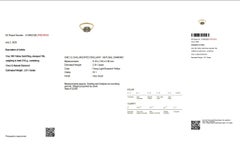 Anillo - 18 kt. Oro amarillo - 2.01 ct. tw. Diamante (color natural) - IGI