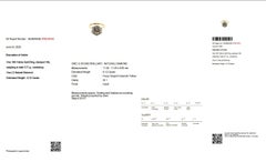 Ring - 18 kt. Yellow gold - 6.12ct. tw. Diamond (Natural coloured) - IGI