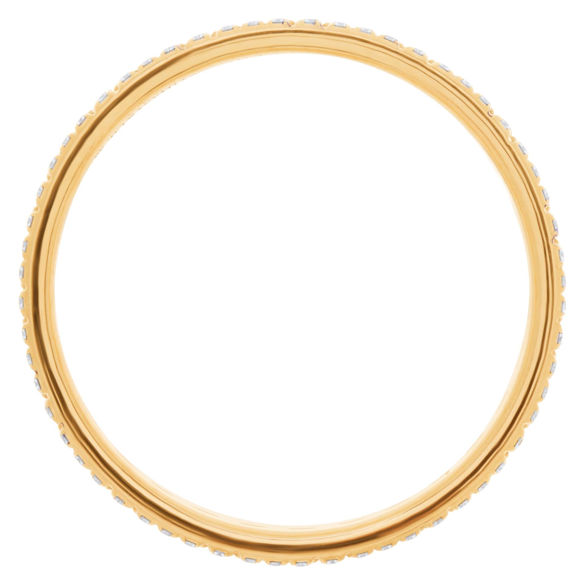 Women's Ring 18k rose gold with diamonds.  Tiffany & Co. True T Narrow 