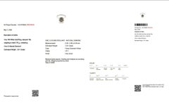 Ring - 18K White - 3.01ct. - Natural diamond - IGI