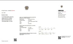 Ring - 18K White Gold - 3.23ct - Natural diamond - IGI