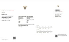 Ring - 18K Yellow - 3.16ct. - Natural diamond - IGI