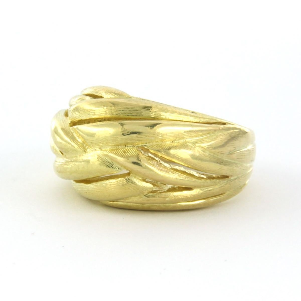 Modern Ring 18k yellow gold For Sale