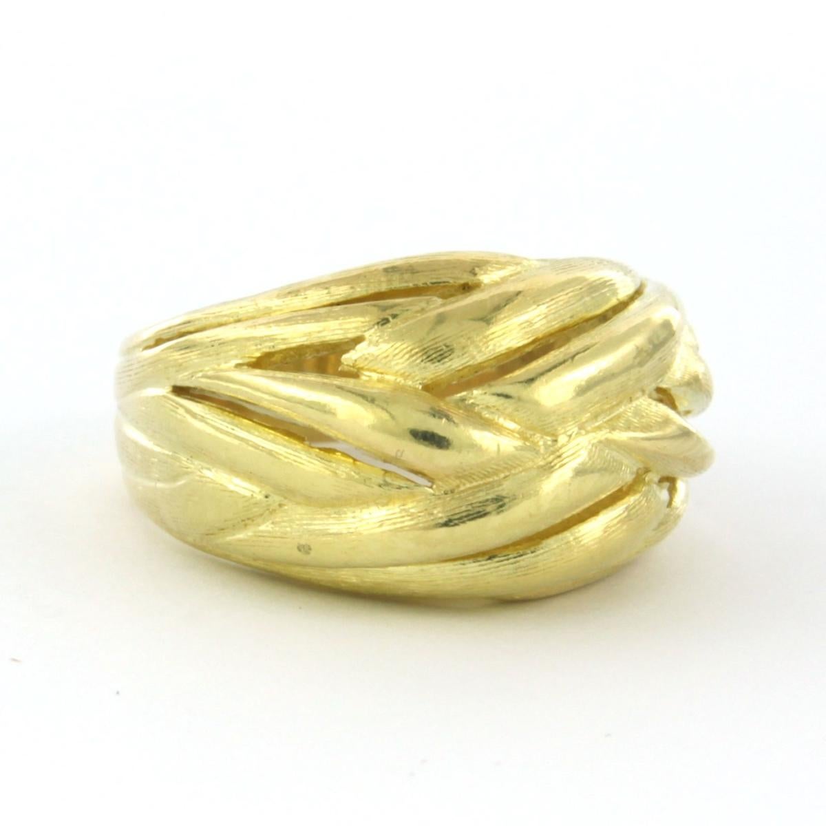 Ring 18k yellow gold In Good Condition For Sale In The Hague, ZH