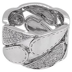 Ring 18kt White Gold & Diamonds drops