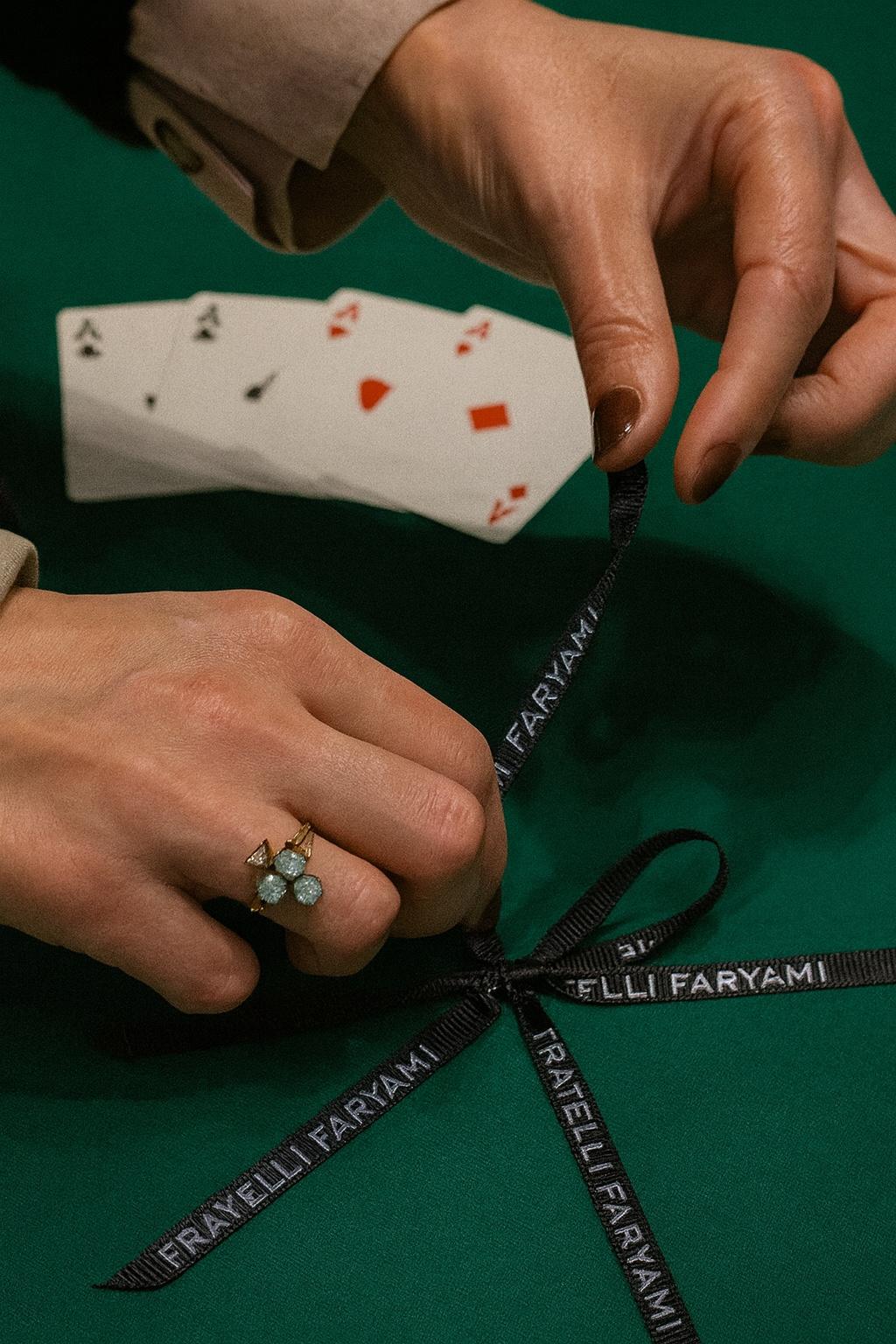 Bague 1930 avec diamants taillés en rose en vente 1