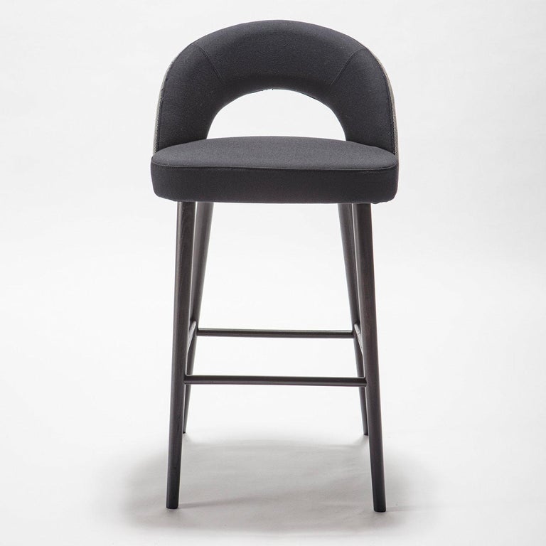 Ring 2Tone Gray Bar Stool For Sale at 1stDibs