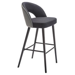 Tabouret de bar gris 2 tons Ring