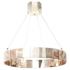 RING 80 contemporary Pendant Lamp Sabrina's Silvered Glass 