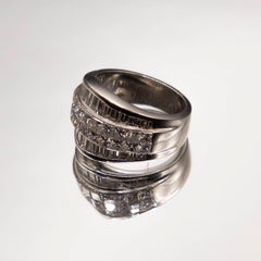 Ring 950 Platinum 3.07 Carats Fine Diamonds