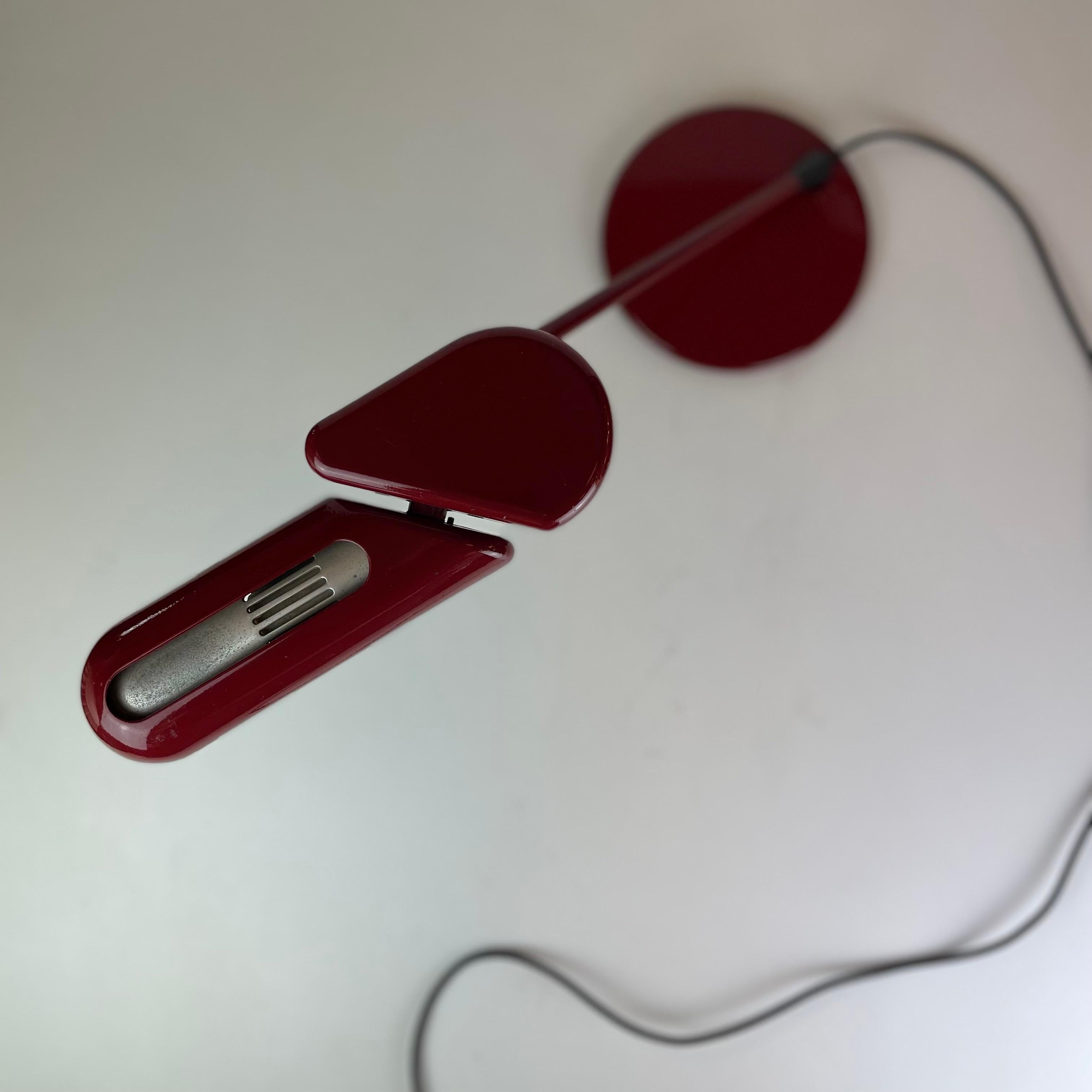 Space Age Ring A400, Desk Lamp by Bruno Gecchelin for Arteluce, 1979 For Sale