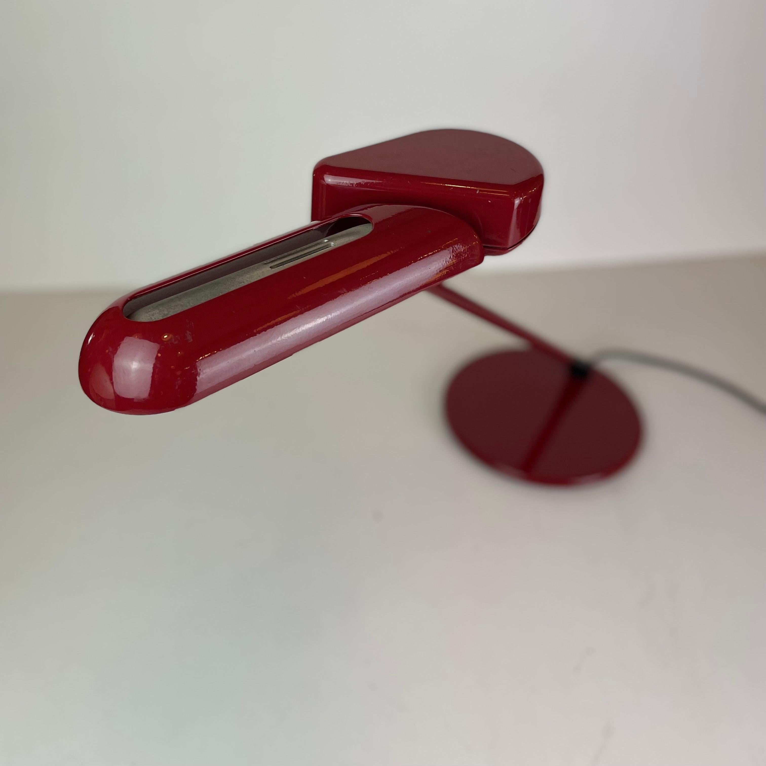 Italian Ring A400, Desk Lamp by Bruno Gecchelin for Arteluce, 1979 For Sale