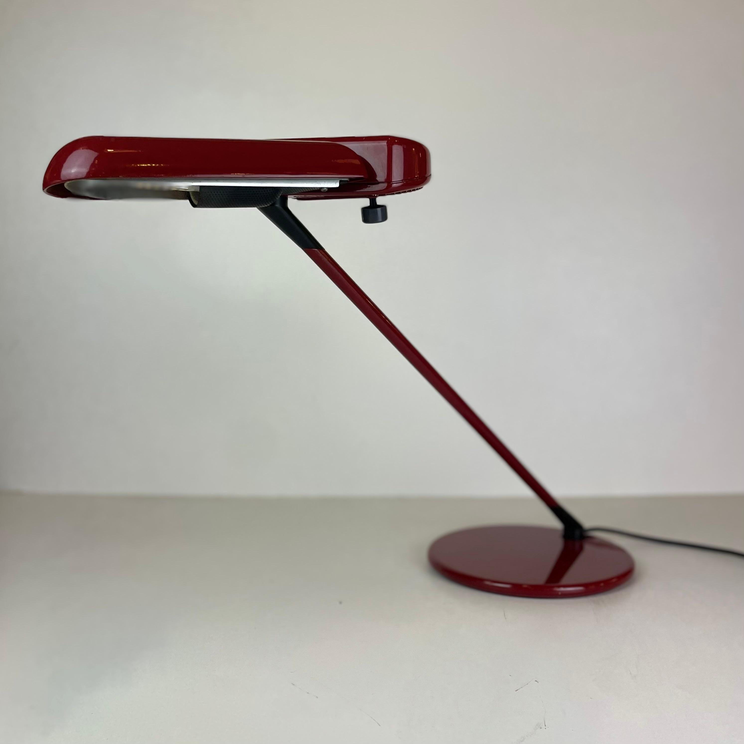 Ring A400, Desk Lamp by Bruno Gecchelin for Arteluce, 1979 In Good Condition For Sale In Brussel, BE