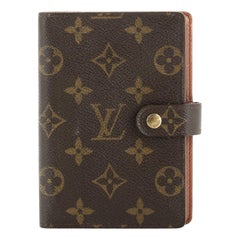 Ring Agenda Cover Monogram Canvas PM