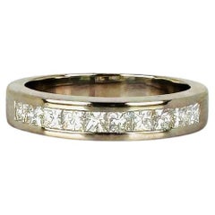 Ring alliance white gold 18k 10 natural diamonds, princes cut, 1.5 carat VS1-VS2 Ring alliance white gold 18k 10 natural diamonds, princes cut, 1.5 carat VS1-VS2