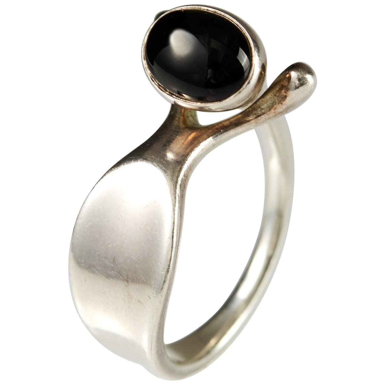 Ring, Anonymous, for Georg Jensen, Sweden, 1970s For Sale