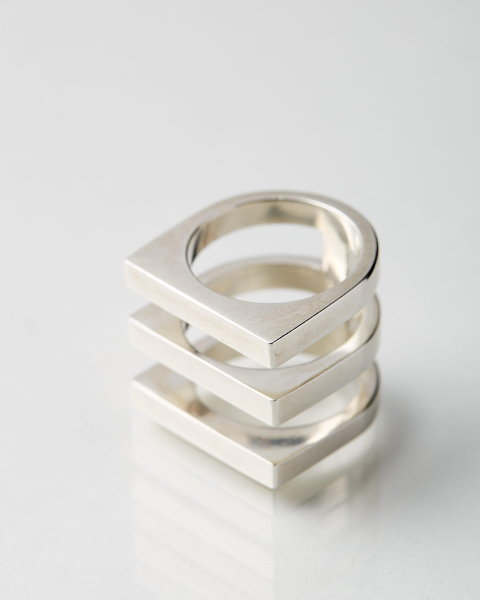 Ring ‘Aria’ Designed for Georg Jensen, Denmark, 2014 In Good Condition In Stockholm, SE