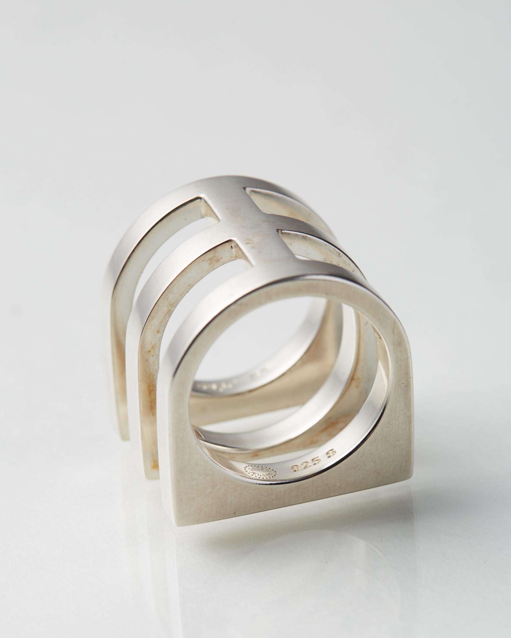 Women's or Men's Ring ‘Aria’ Designed for Georg Jensen, Denmark, 2014