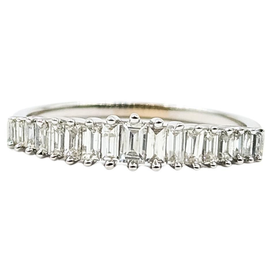 Ring Band Abgestufter Baguette Diamant Ring in 14k